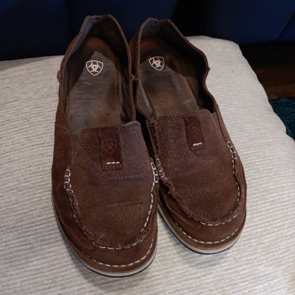Ariat Women's Cruiser Brown Floral Embossed Brown Size 9.5 B - Picture 3 of 6